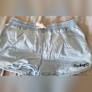 Disney Denim Stretch Shorts